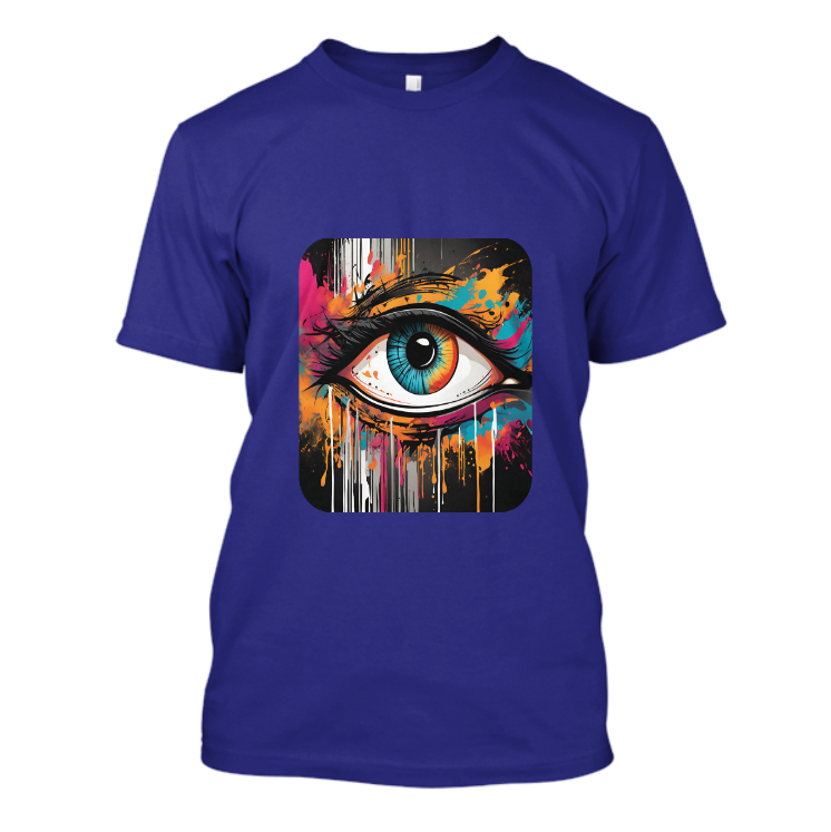 Camiseta AIWASS Olho Grafite Azul marinho