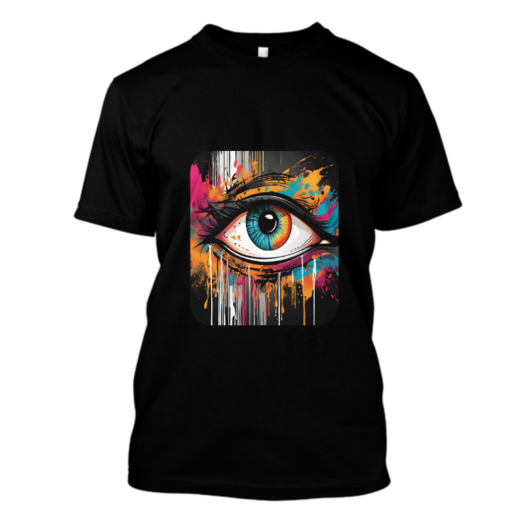 Camiseta AIWASS Olho Grafite preta