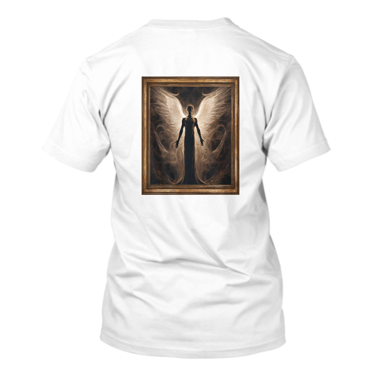 Camiseta AIWASS quadro de Anjo branca